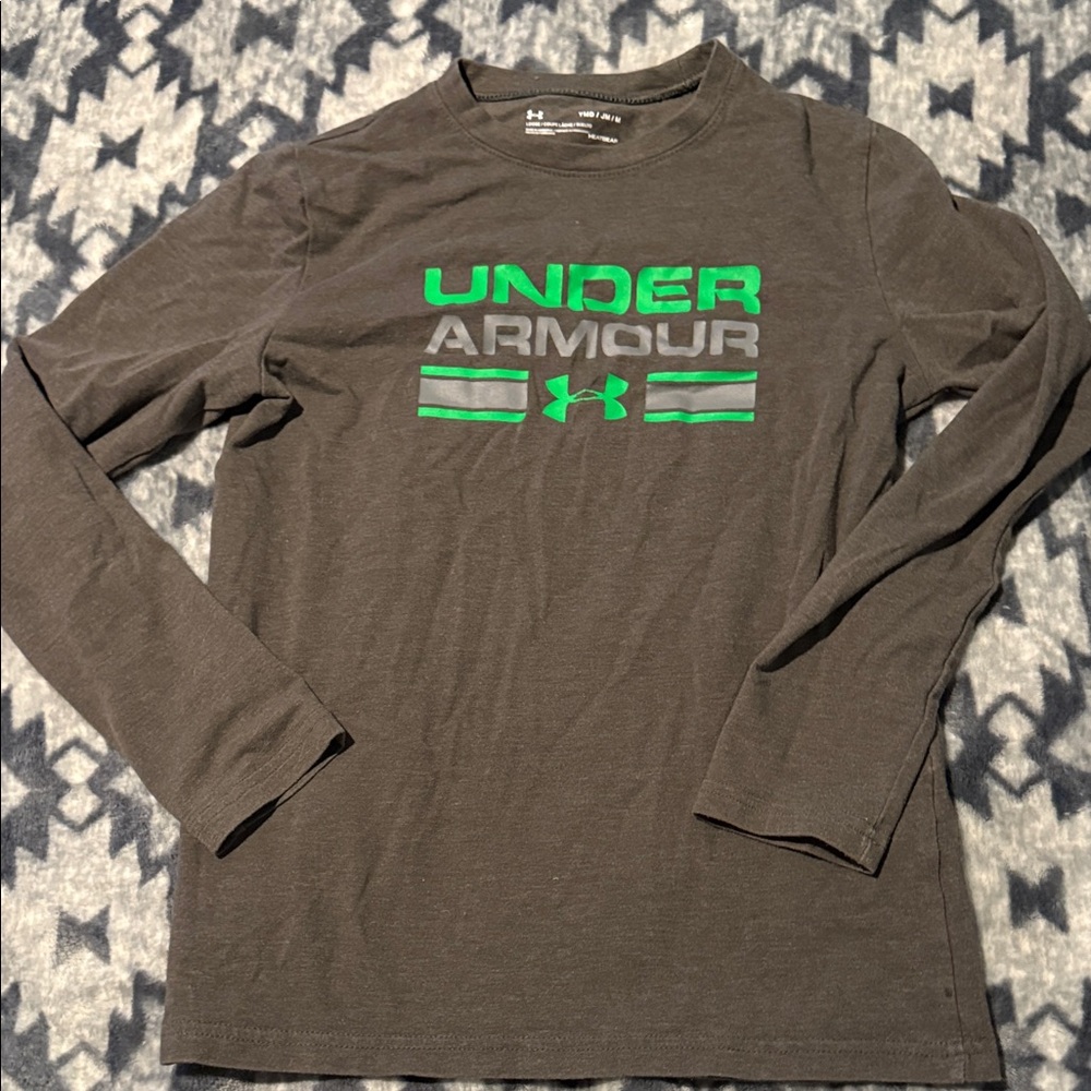 Under Armour Kids Gray Long Sleeve Shirt